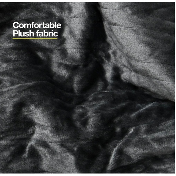 Heated Gray Blanket - Picture 3 of 5